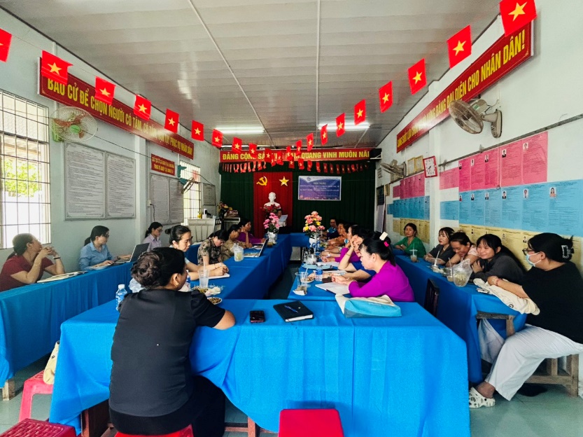 Hội Liên hiệp Phụ nữ phường Trường Long Hòa tổ chức Hội nghị sơ kết công tác Hội và phong trào Phụ nữ quý I, đồng thời triển khai phương hướng, nhiệm vụ quý II năm 2026