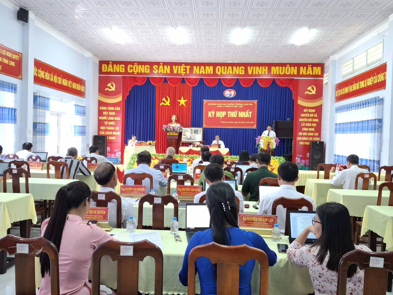 Hội đồng nhân dân phường Trường Long Hòa khóa II, nhiệm kỳ 2026 - 2031 tổ chức kỳ họp thứ nhất