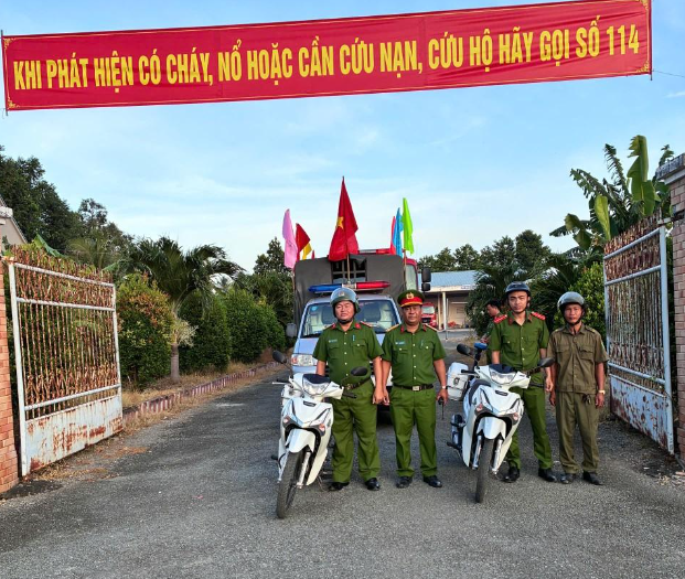 Công an phường Trường Long Hòa tích cực hưởng ứng “Ngày toàn dân phòng cháy, chữa cháy và cứu nạn, cứu hộ” – ngày 04/10
